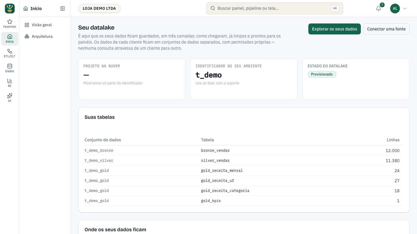 Bronze — o dado como veio